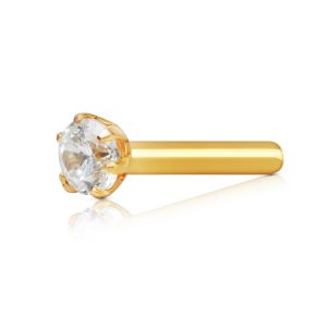 0 SIZE AD DIAMOND NOSEPIN